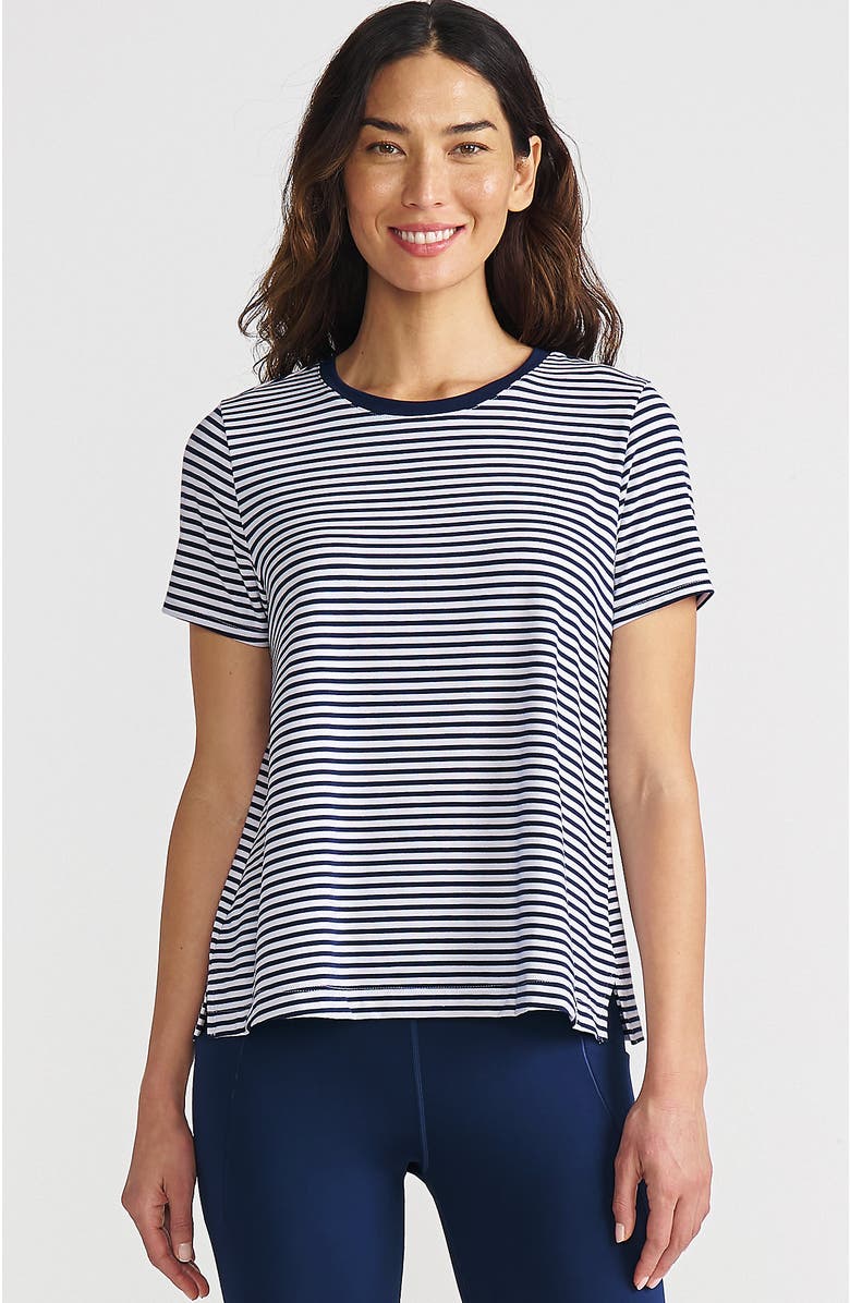Lands' End Power Performance Short Sleeve Crewneck Tee, Main, color,