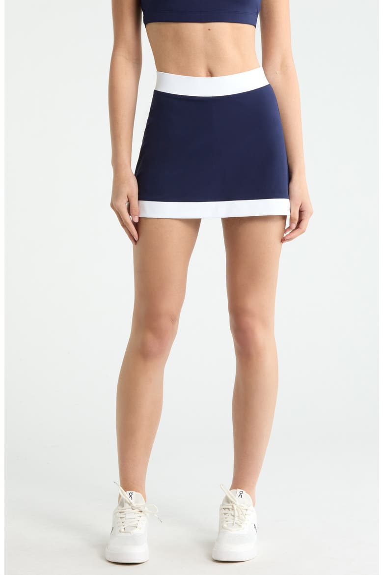 Sport 15-40 Performance Skort, Main, color, NAVY/WHITE