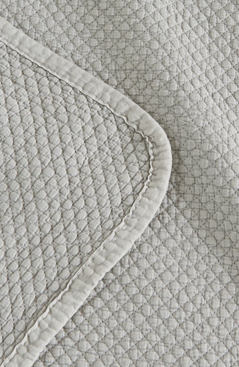 Woven & Weft Stonewashed Quilt & Sham Set, Alternate, color, Mushroom Grey