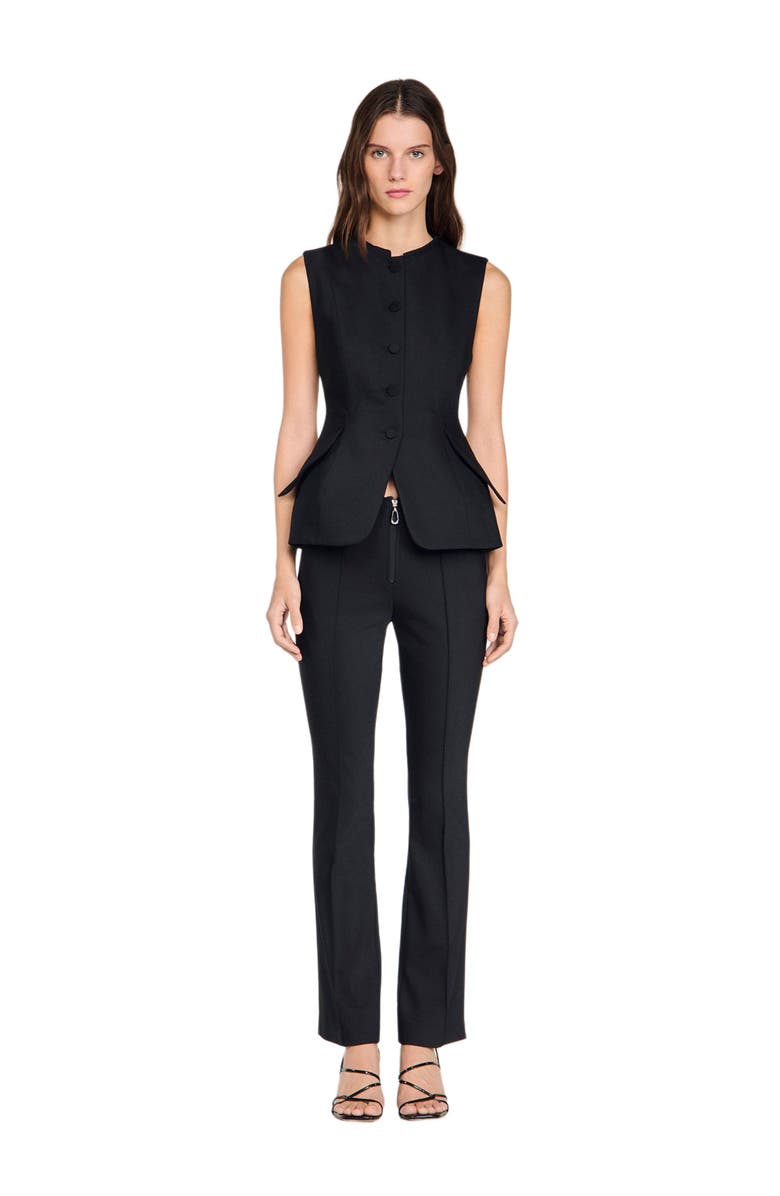 SANDRO Peplum jacket, Alternate, color,