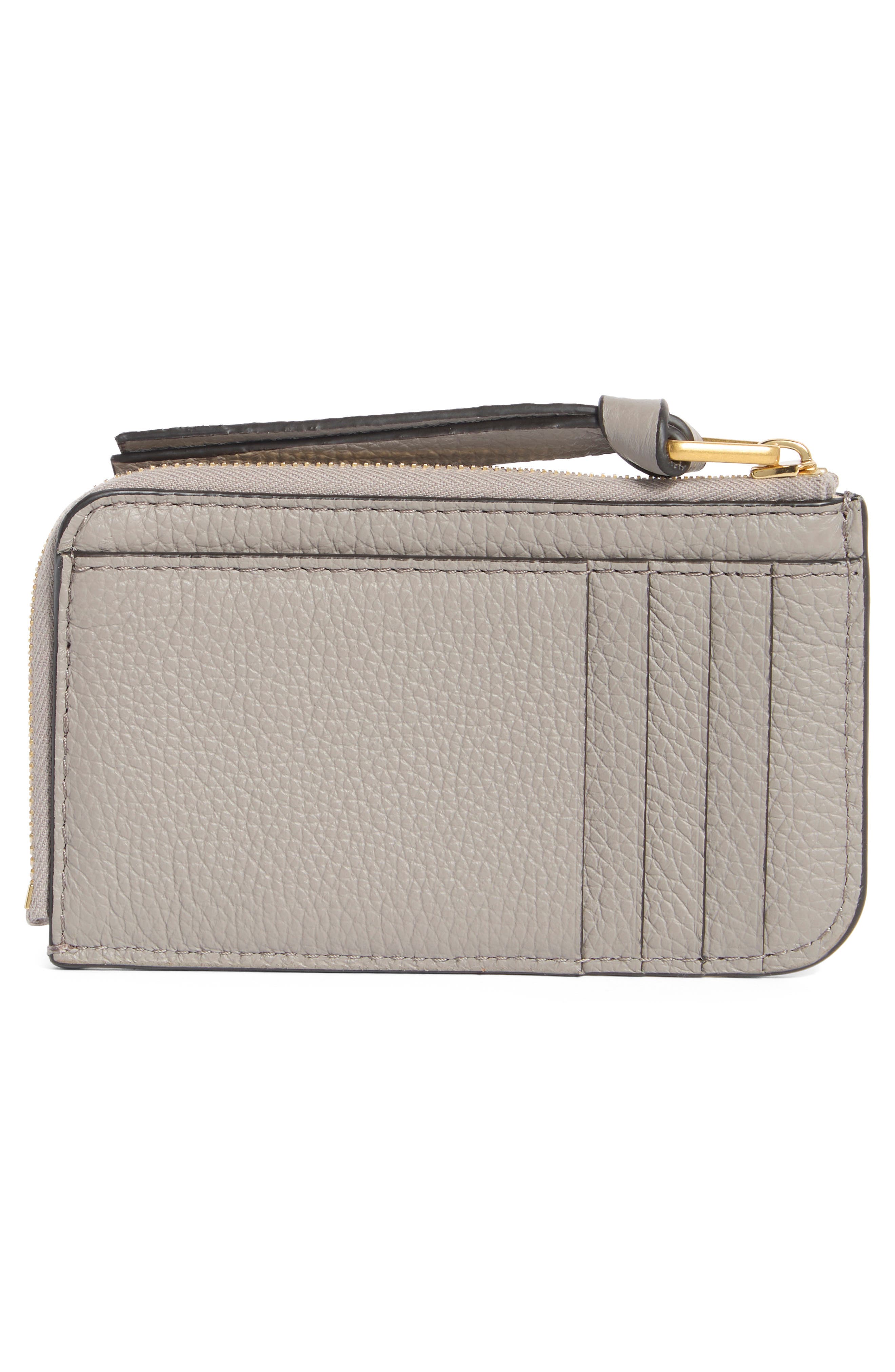 Chloé Pebbled Leather Zip Coin Purse (Women) | Nordstromrack