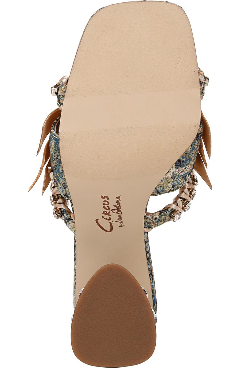 Circus NY by Sam Edelman Vera Block Heel Sandal, Alternate, color, Ocean Sapphire Multi