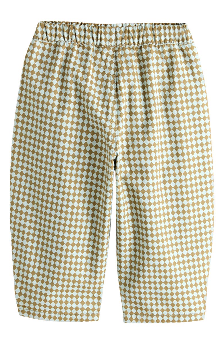 NEXT Kids' Checkerboard Print Pants, Main, color, Green Multi