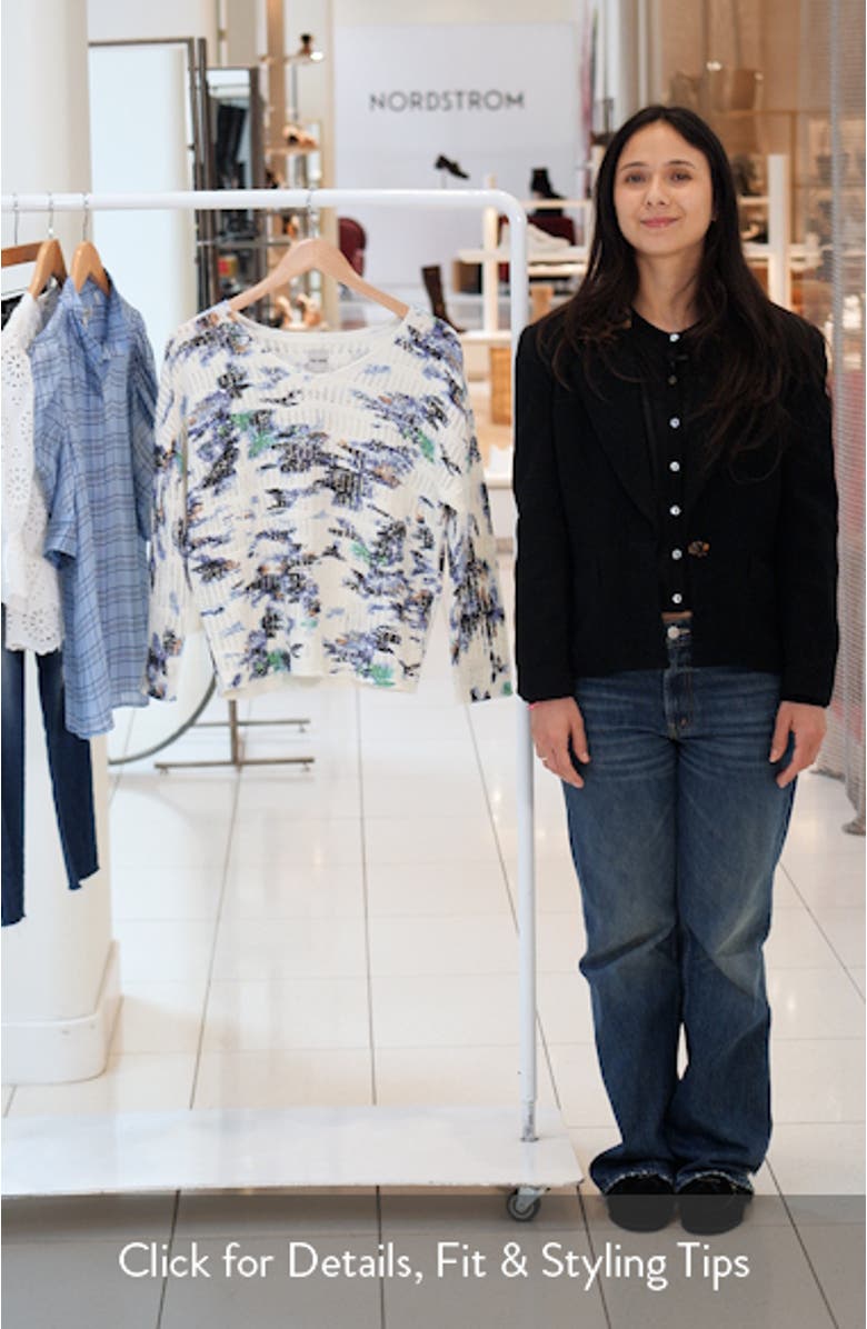 Water Lilies Pointelle Sweater, sales video thumbnail