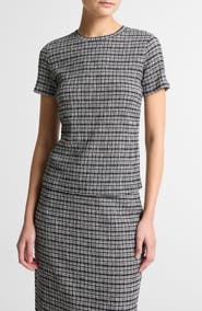 Vince Short Sleeve Crewneck Top