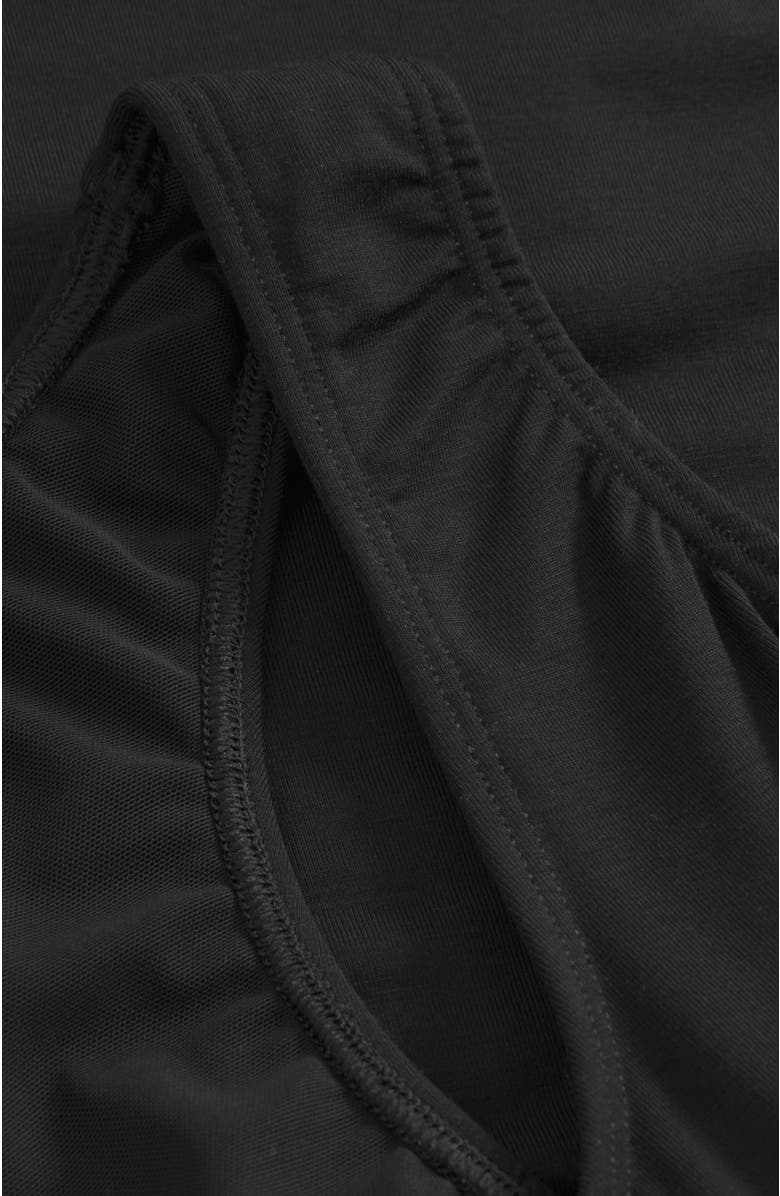 Cosabella Talco Curvy Racrbk Cami, Alternate, color, Black