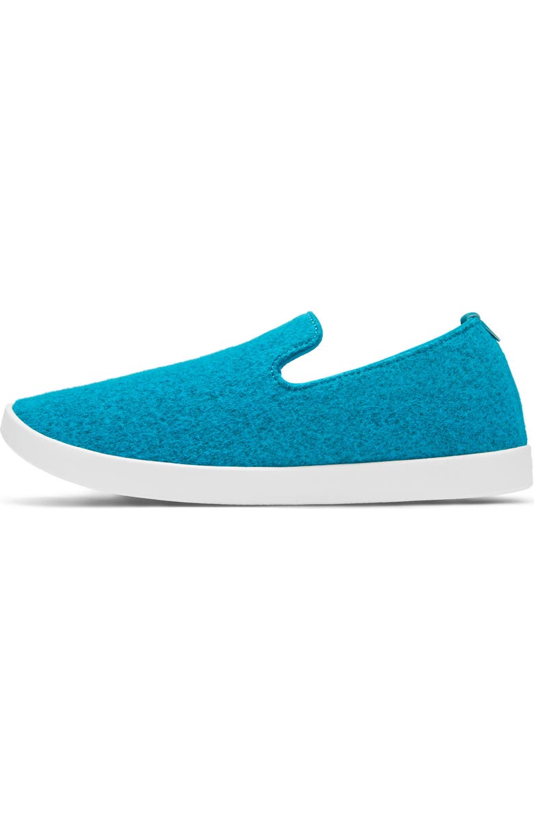 Allbirds Kids' Wool Lounger Slip-On Sneaker, Alternate, color, Thrive Teal/ Blizzard