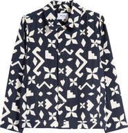 Wax London Iggy Block Geo Jacquard Jacket