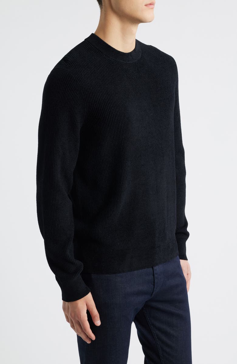 BOSS Horso Crewneck Sweater, Alternate, color, Black