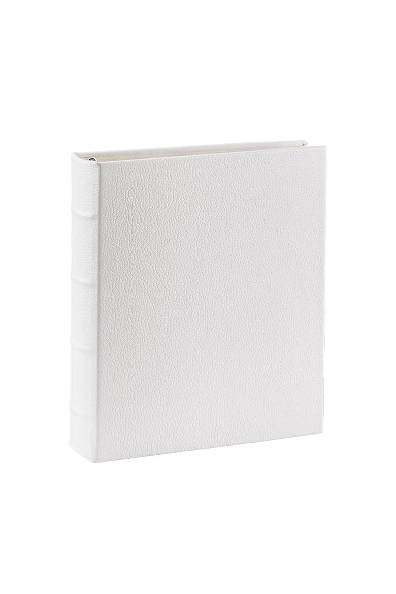 Large 3-Ring Clear Pocket Album, Main, color, White
