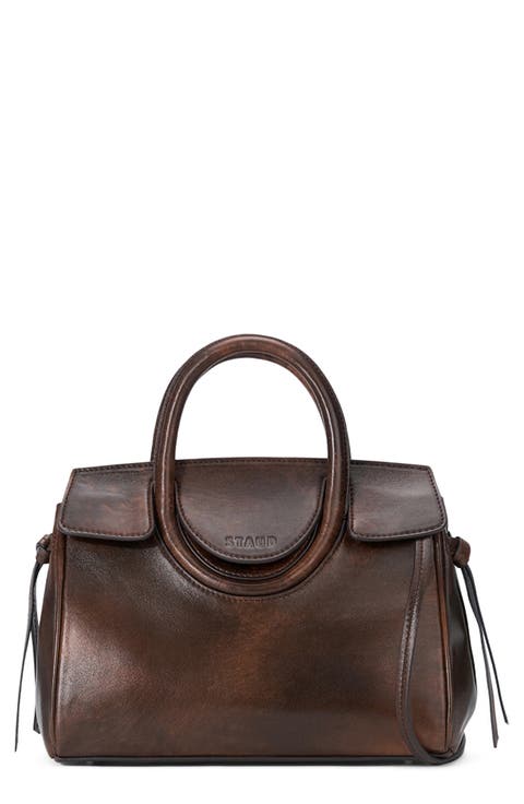 Maude Mini Leather Carryall