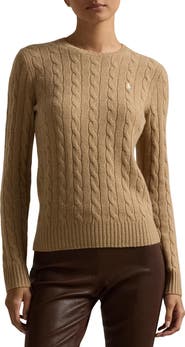 Polo Ralph Lauren Julianna Cable Knit Wool & Cashmere Sweater