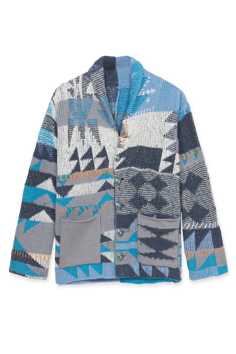 Hoppy Navajo Cotton Cardigan, Main, color, SKY