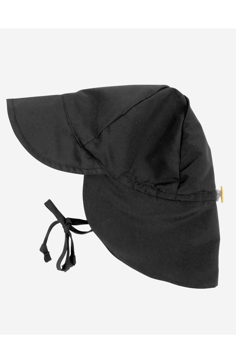 Leveret Baby Flap Swim Hat, UPF 50+ Sun Protection, Main, color, Black
