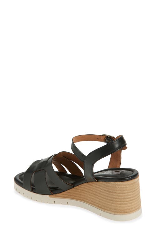 Miz Mooz Mackenzie Wedge Sandal In Black