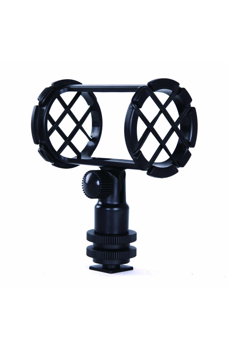 MOVO SMM1 Camera Shoe Shockmount for Shotgun Microphones 19-25mm in Diameter, Main, color, Black