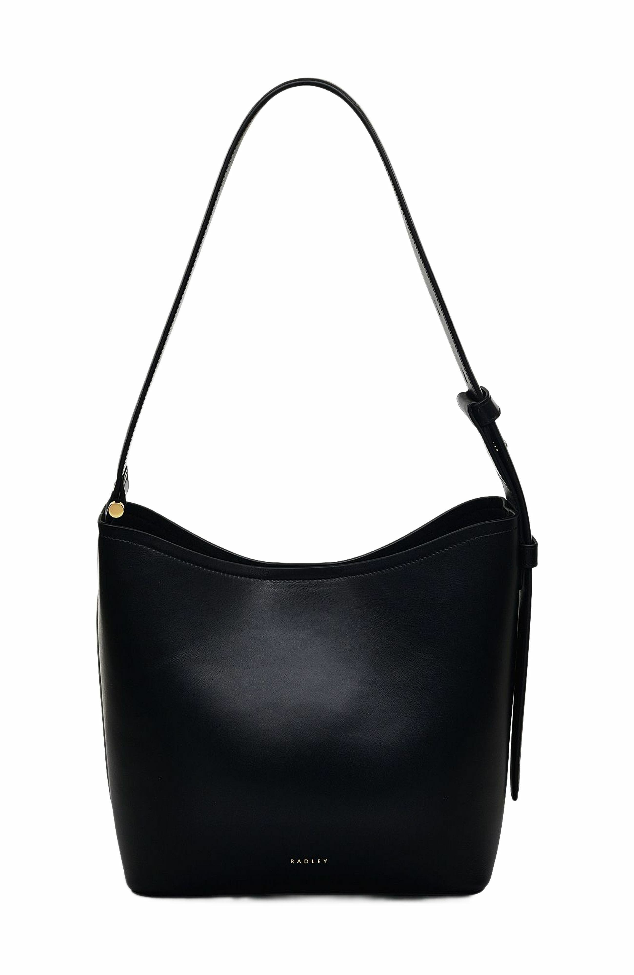 Radley Bathurst Mews Medium Ziptop Shoulder Bag, Main, color, Black