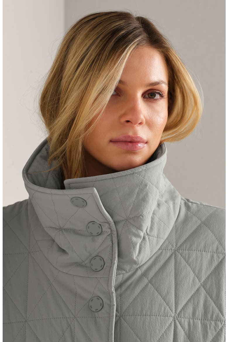 Monterey Water Repellent Quilted Jacket, Alternate, color, GREY SKY