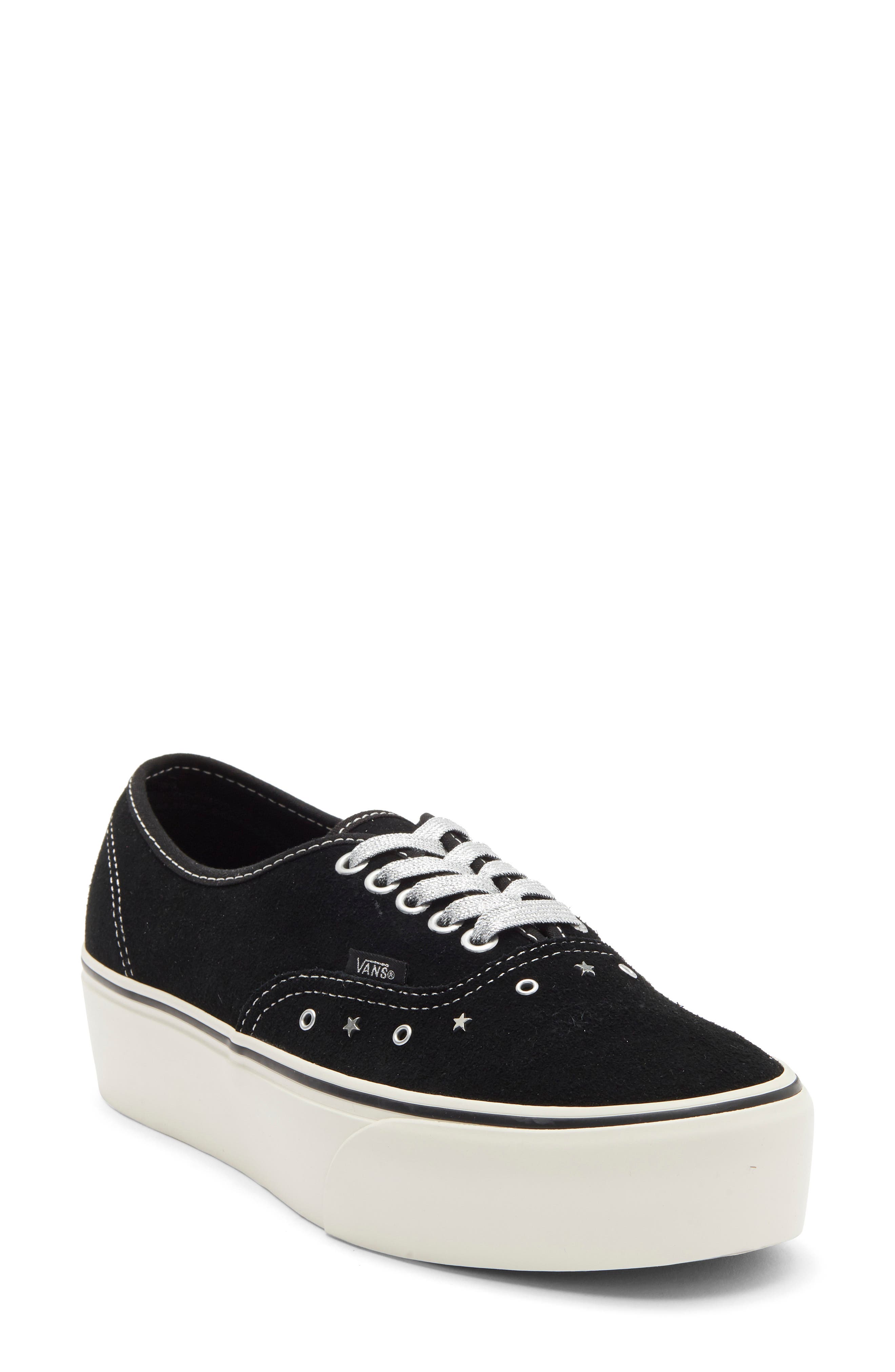 Vans Aunthetic Stackform Sneaker, Main, color, Suede Black