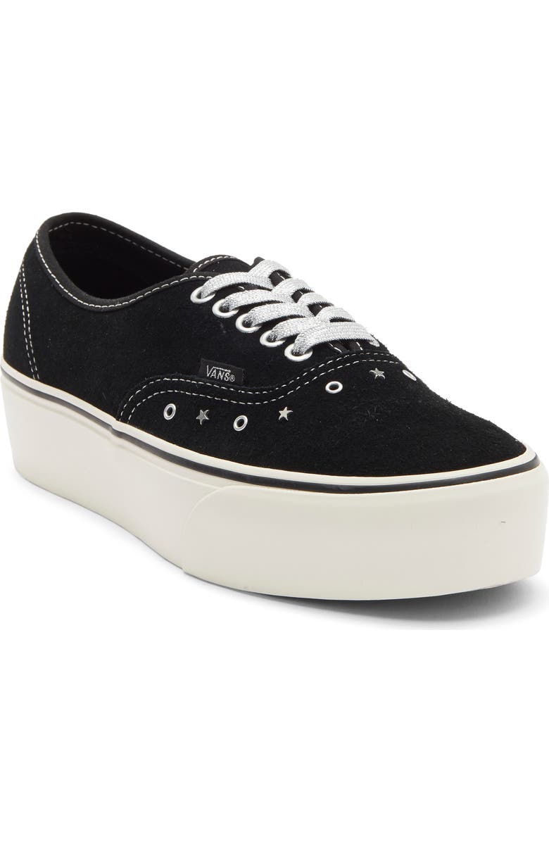 Vans Aunthetic Stackform Sneaker, Main, color, Suede Black