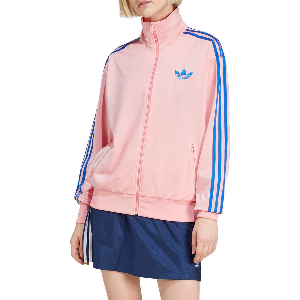 Adidas Originals Firebird Recycled Polyester Track Jacket In Pink
