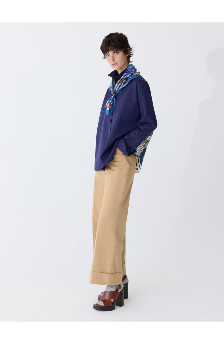 Callas Milano SIRENE Scarf-back Shirt, Alternate, color, Navy