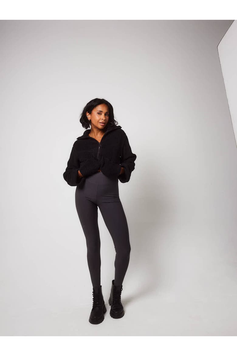 Winter Everyday High Waisted Leggings, Alternate, color, Dark Grey