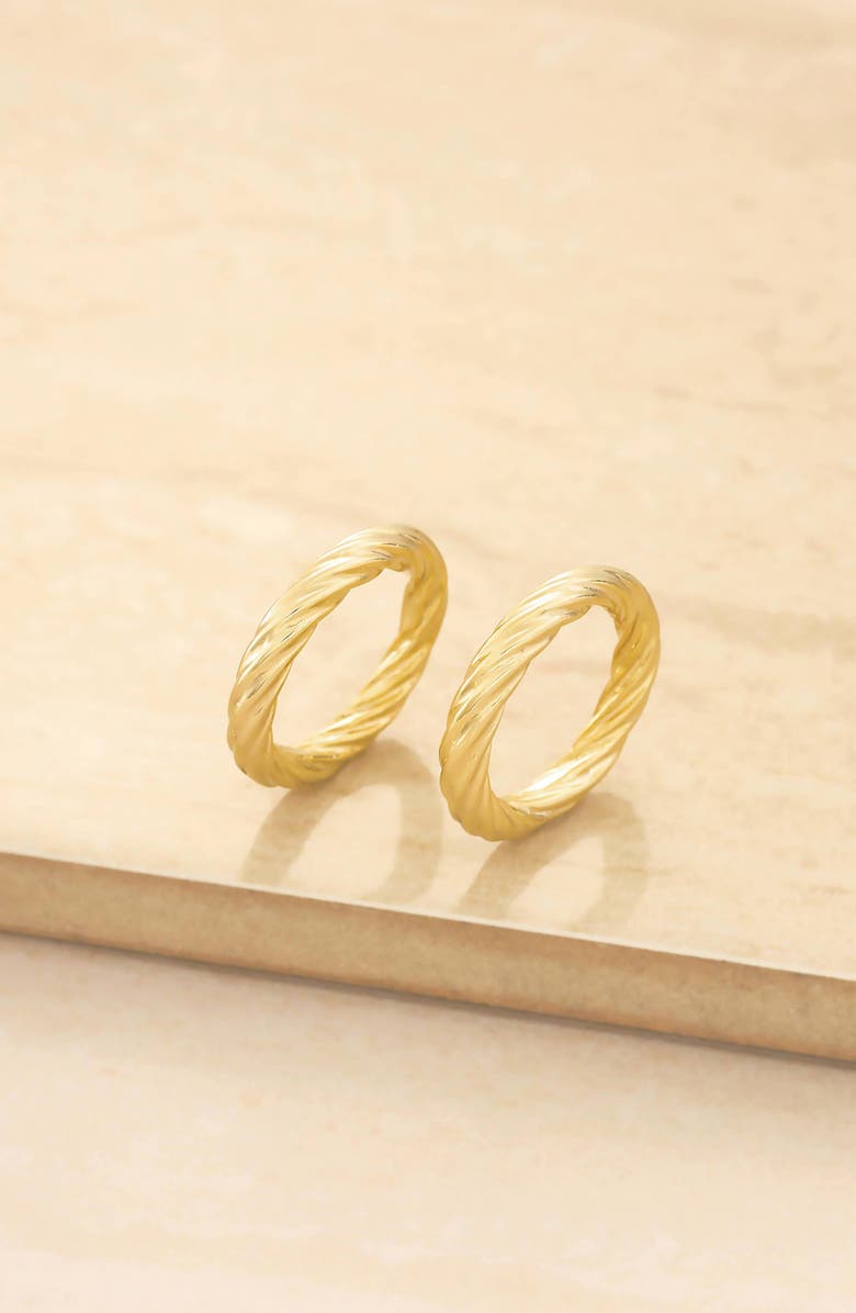 Ettika Twist Set of 2 Rings, Alternate, color, 