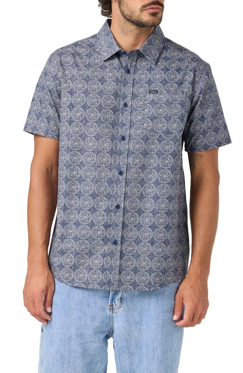 Terrace Standard Fit Short Sleeve Button-Up Shirt