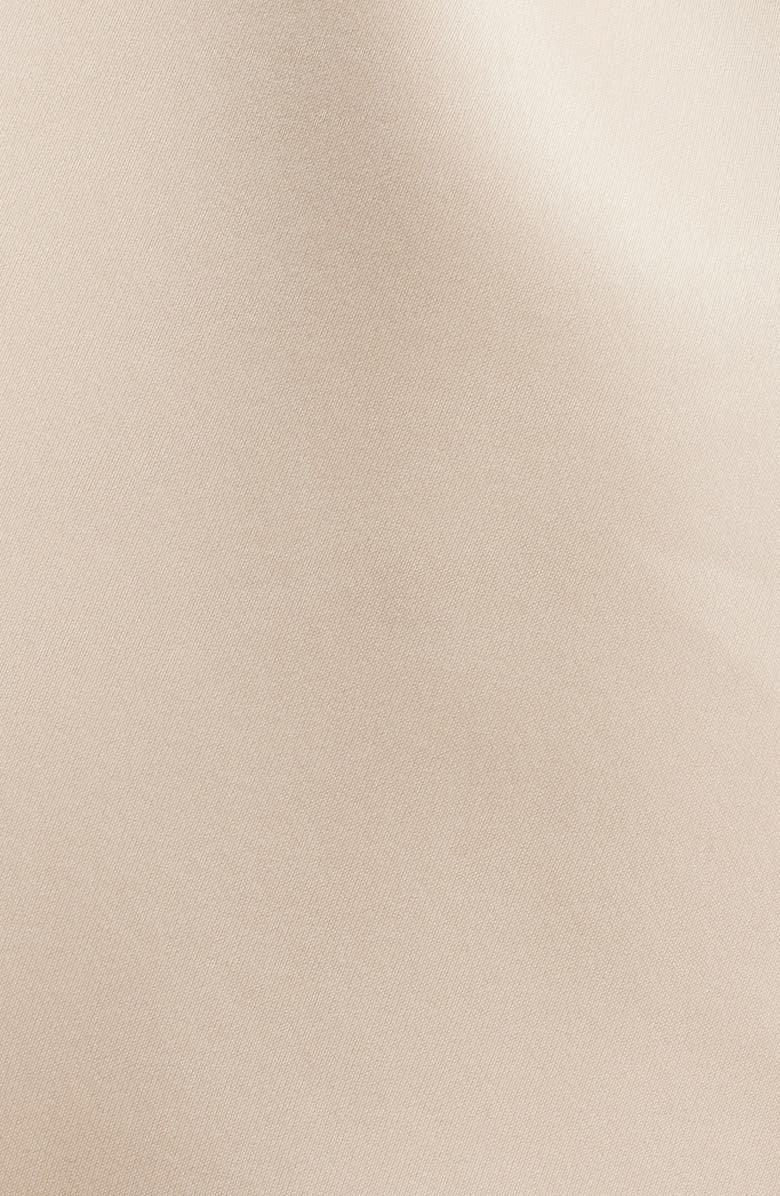 Tahari ASL Satin Trench Coat, Alternate, color, Sand