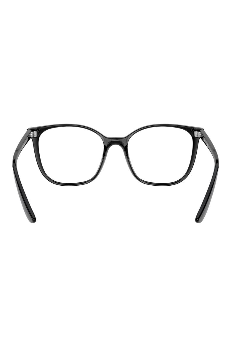 52mm Pillow Optical Glasses, Alternate, color, BLACK