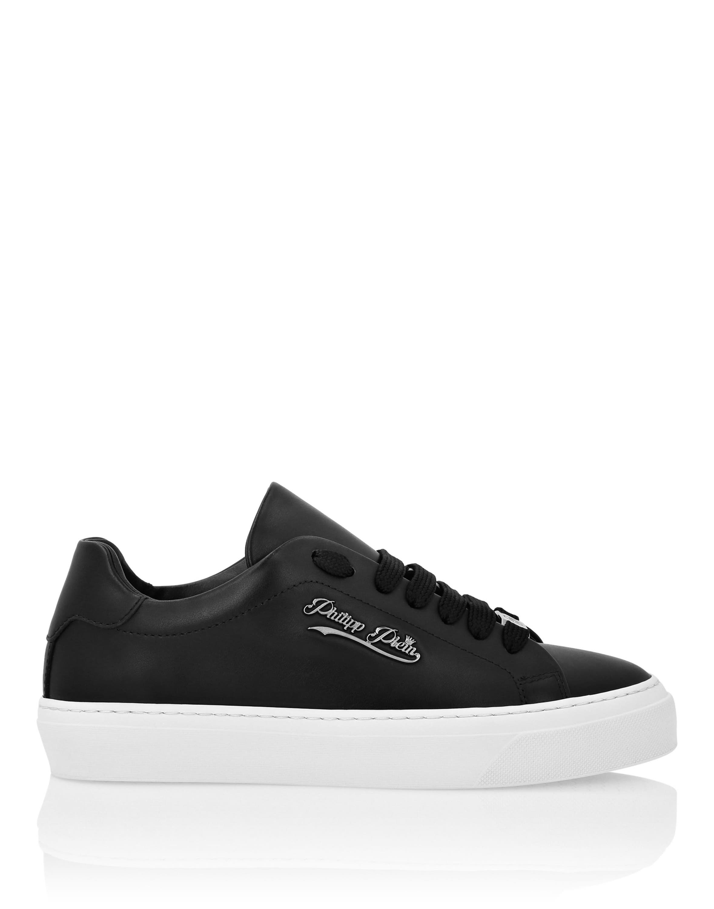 Lo-Top Sneakers Signature Unisex, Alternate, color, black