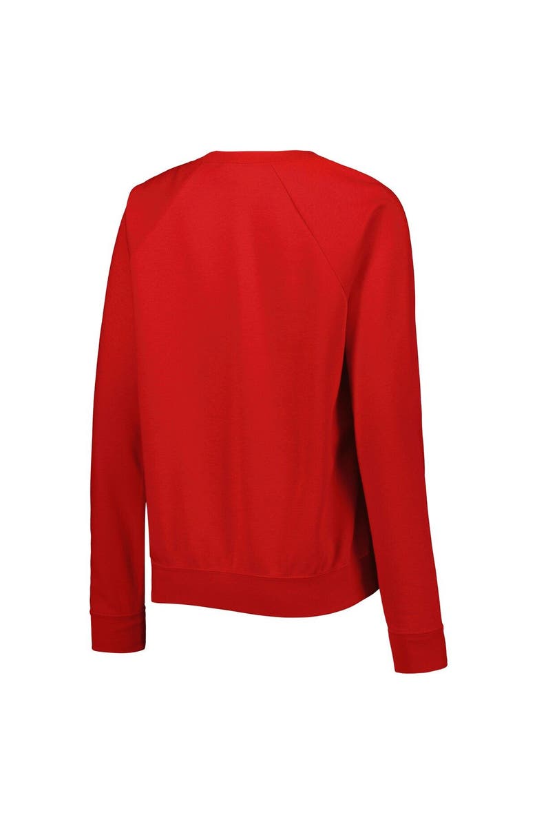 Nike Women's Nike Red Canada Soccer Lockup Varsity Tri-Blend Raglan Pullover Sweatshirt, Alternate, color, Red