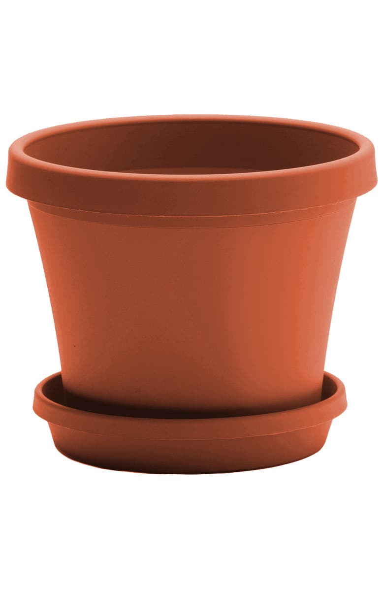Bloem 14 Inch Terra Pot Planter, Terra Cotta, Main, color, Brown
