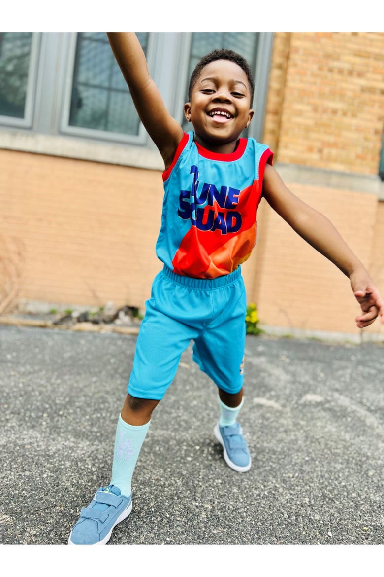 2-Piece Tank and Shorts Set, Alternate, color, Cyan Blue Red