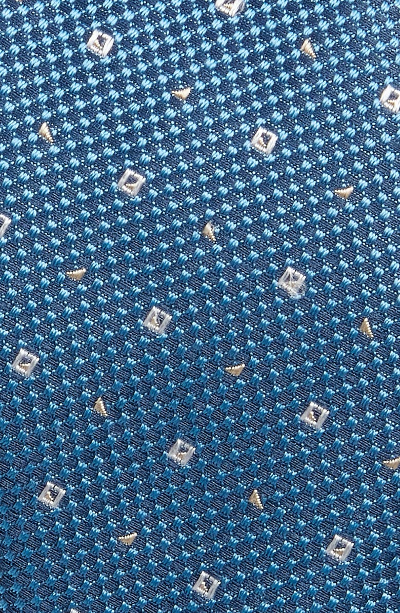 BOSS Silk Blend Jacquard Tie, Alternate, color, Light Blue