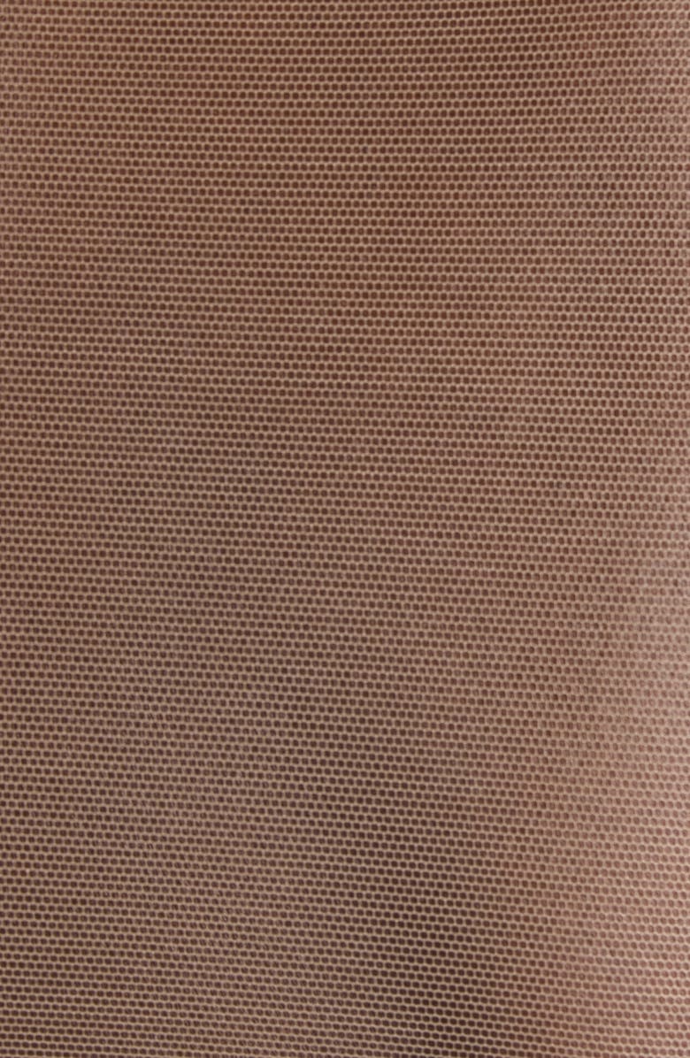 Courrèges Illusion Inset Satin Bodysuit, Alternate, color, 