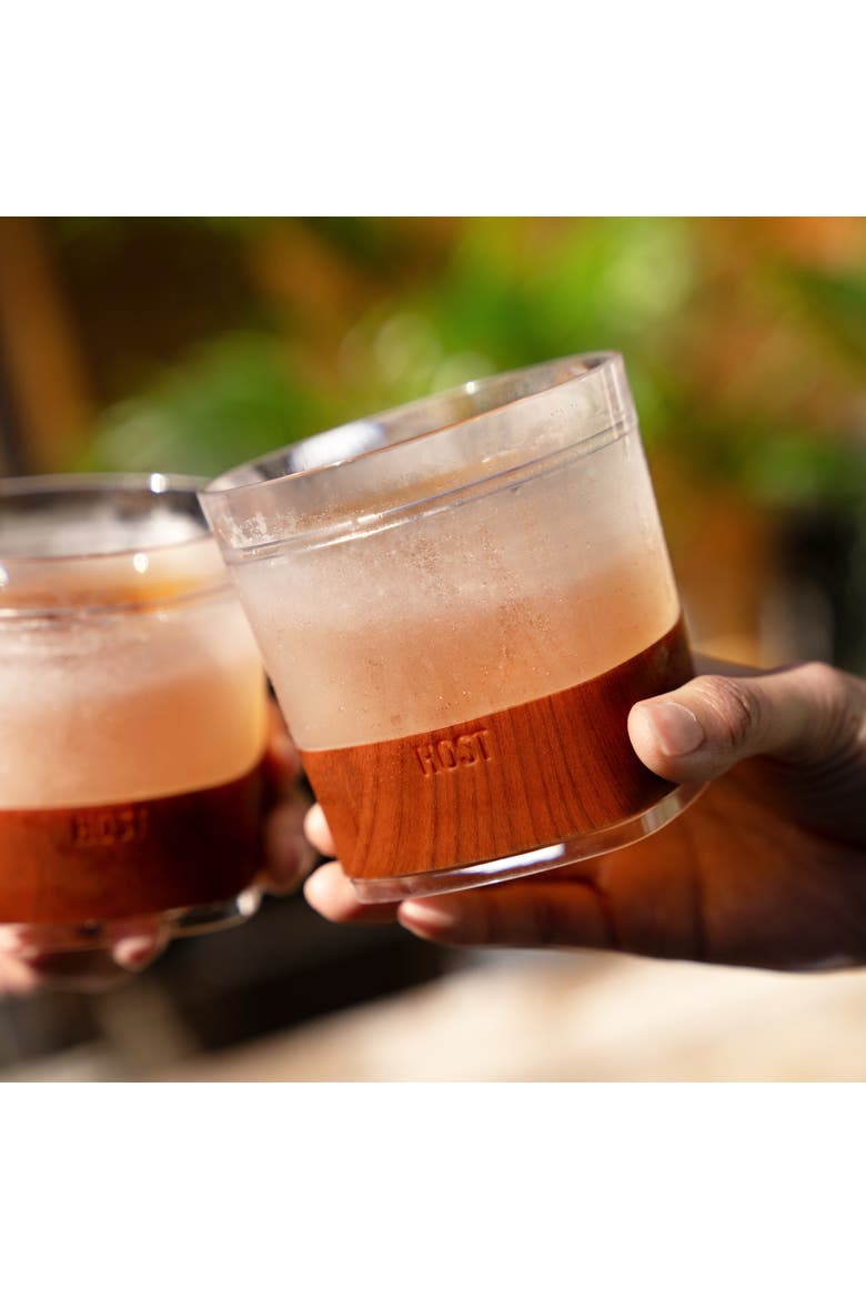 Whiskey FREEZE Cooling Cup Set of 2, Alternate, color, Wood Pattern