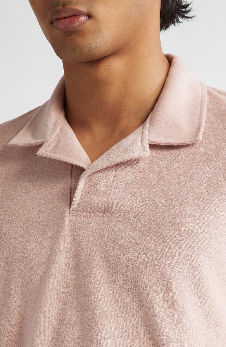 Sunspel Cotton Terry Cloth Polo, Alternate, color,