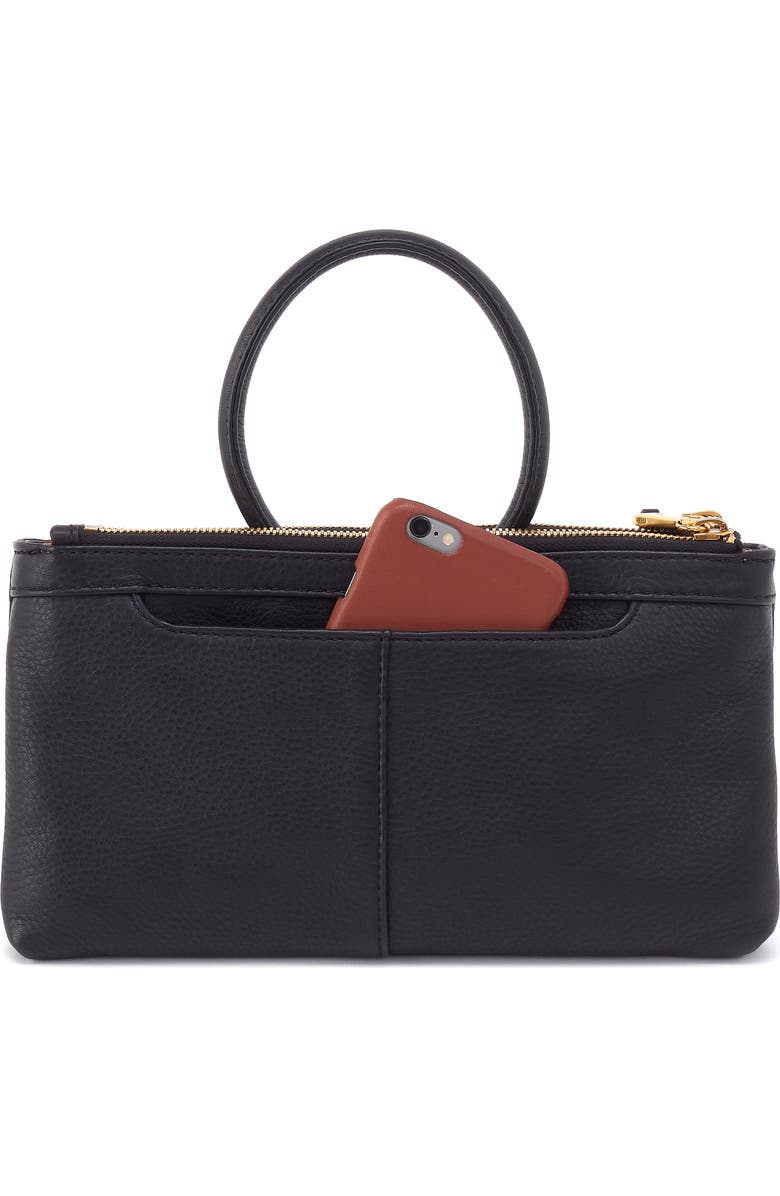 HOBO Sable Stud Crossbody Bag, Alternate, color, Black