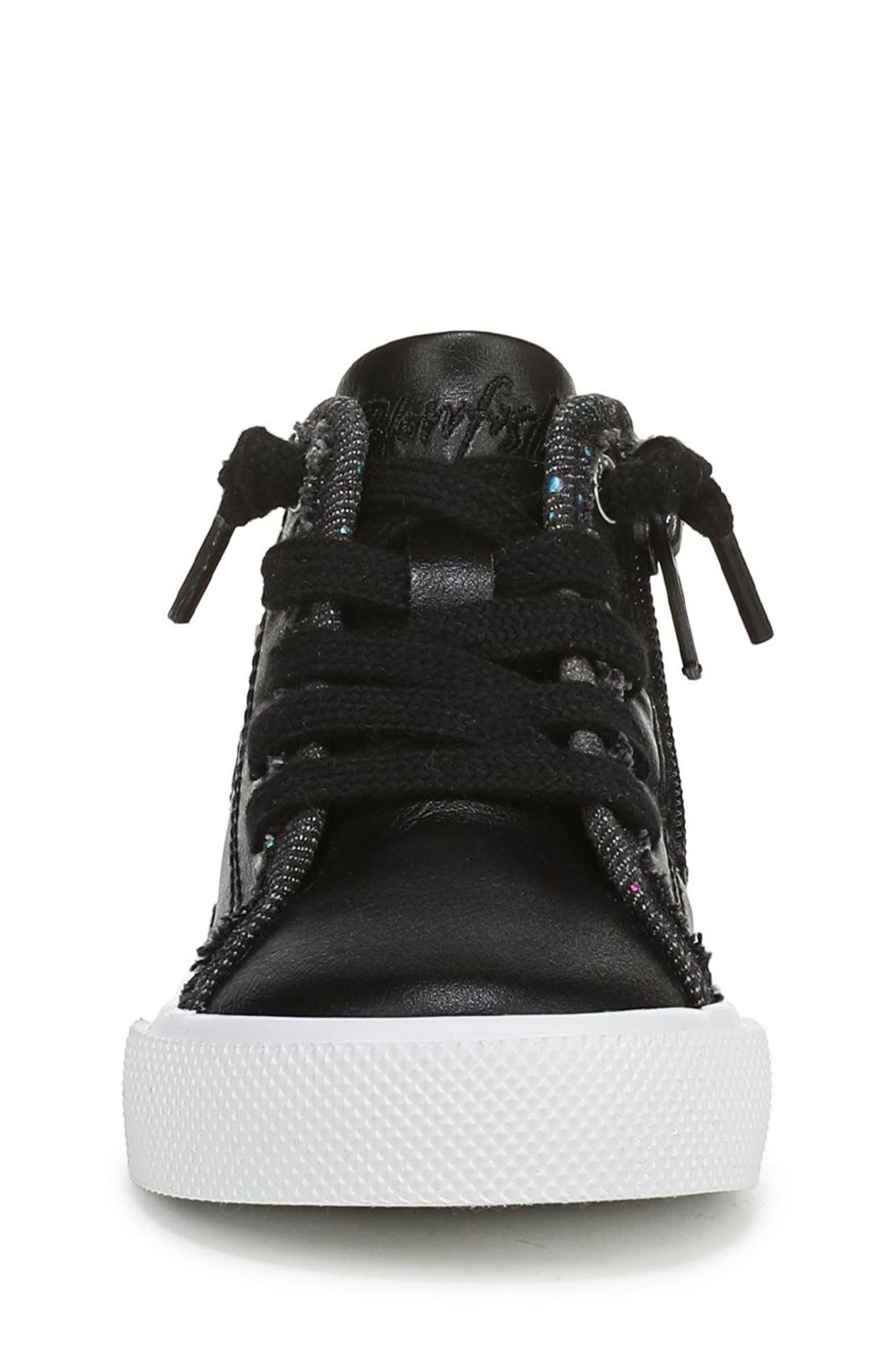 Blowfish Malibu Kids' Vibin' High Top Sneaker, Alternate, color, Black Multi Faux Leather