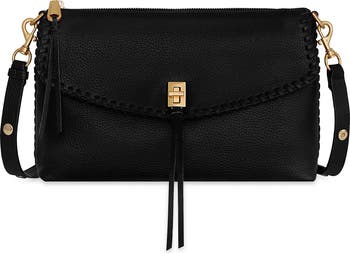 Darren Top Zip Leather Shoulder Bag