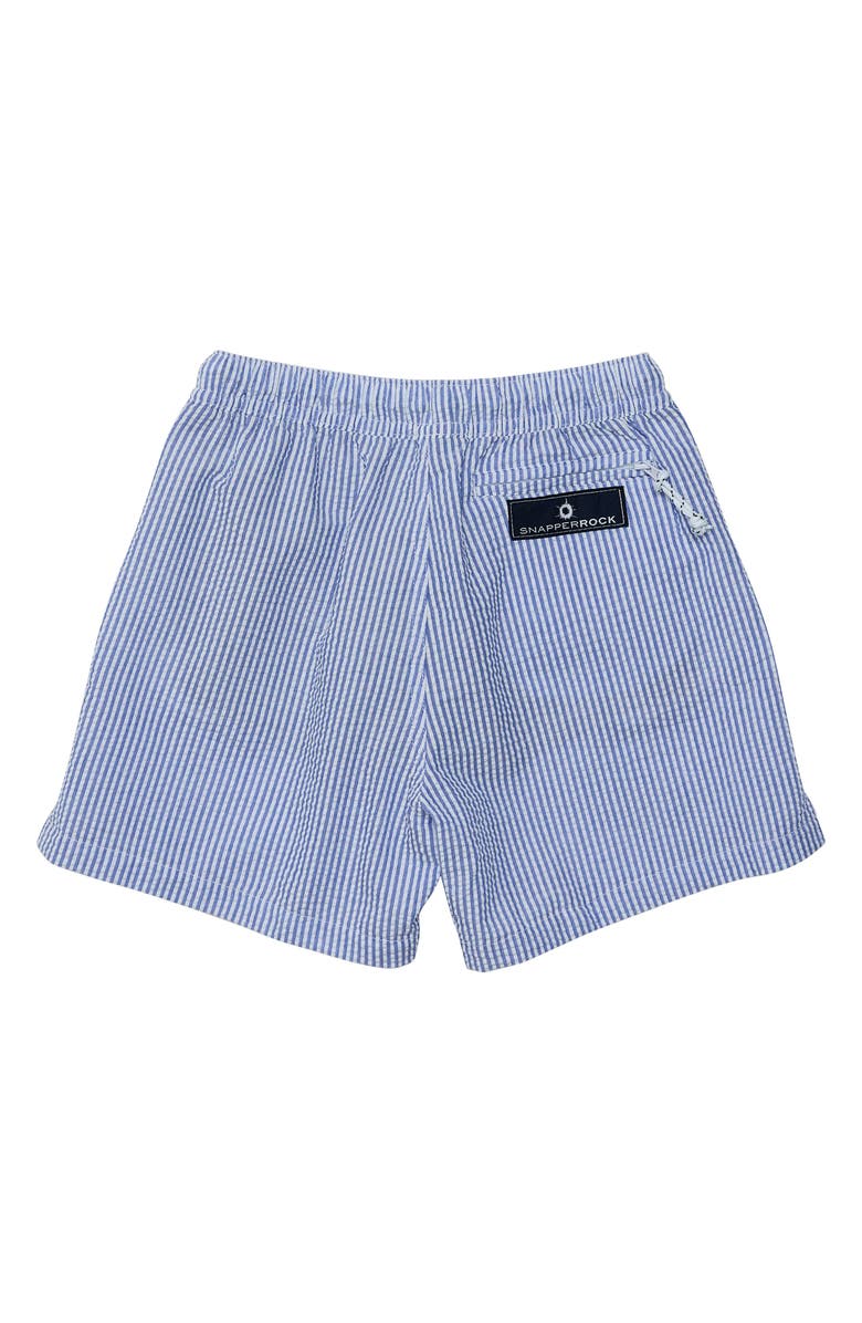 Snapper Rock Kids' Parisian Swim Trunks, Alternate, color, Blue / White