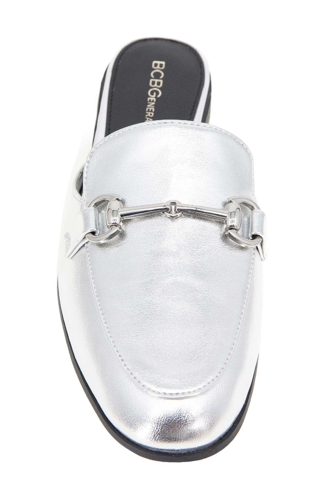 BCBGeneration Zorie Bit Mule, Alternate, color, Dark Silver