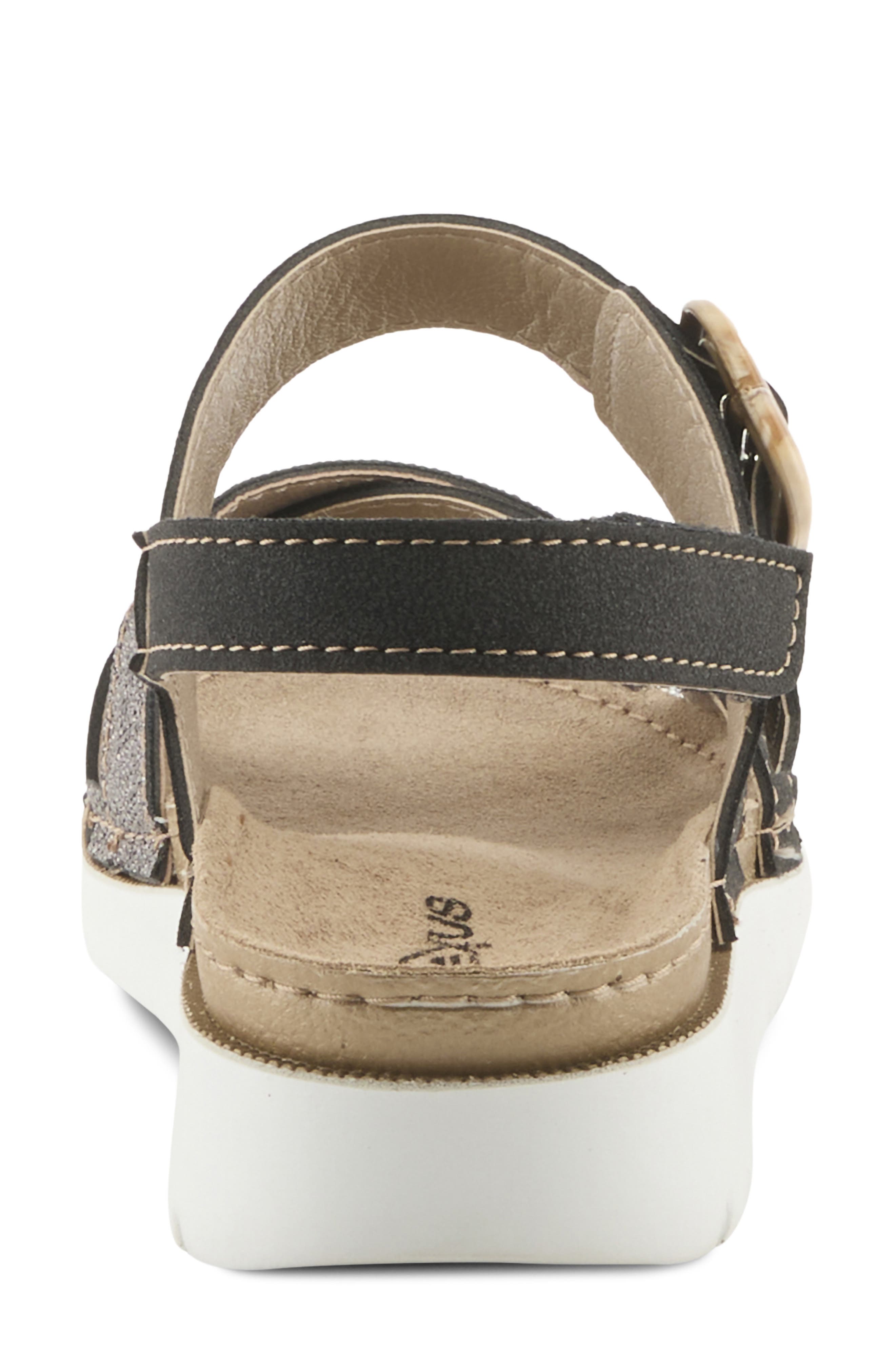Flexus by Spring Step Cabianna Ankle Strap Sandal, Alternate, color, Black Multi