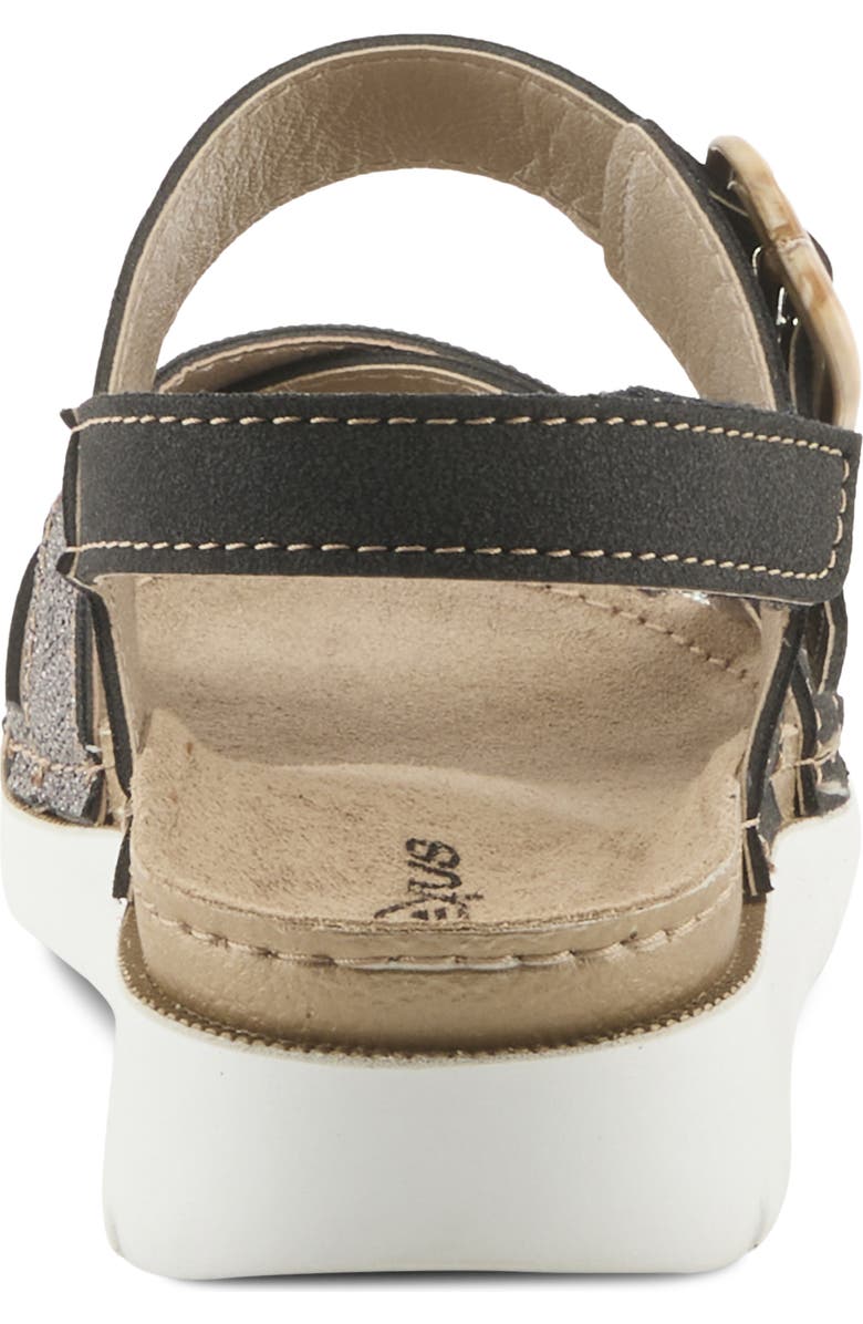Flexus by Spring Step Cabianna Ankle Strap Sandal, Alternate, color, Black Multi