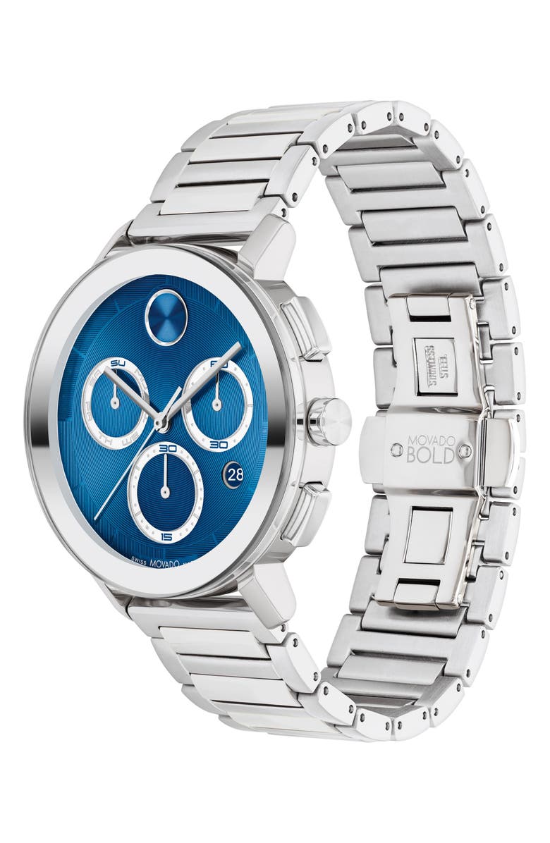 Movado Bold Evolution 2.0 Chronograph Bracelet Watch, 42mm, Alternate, color, 