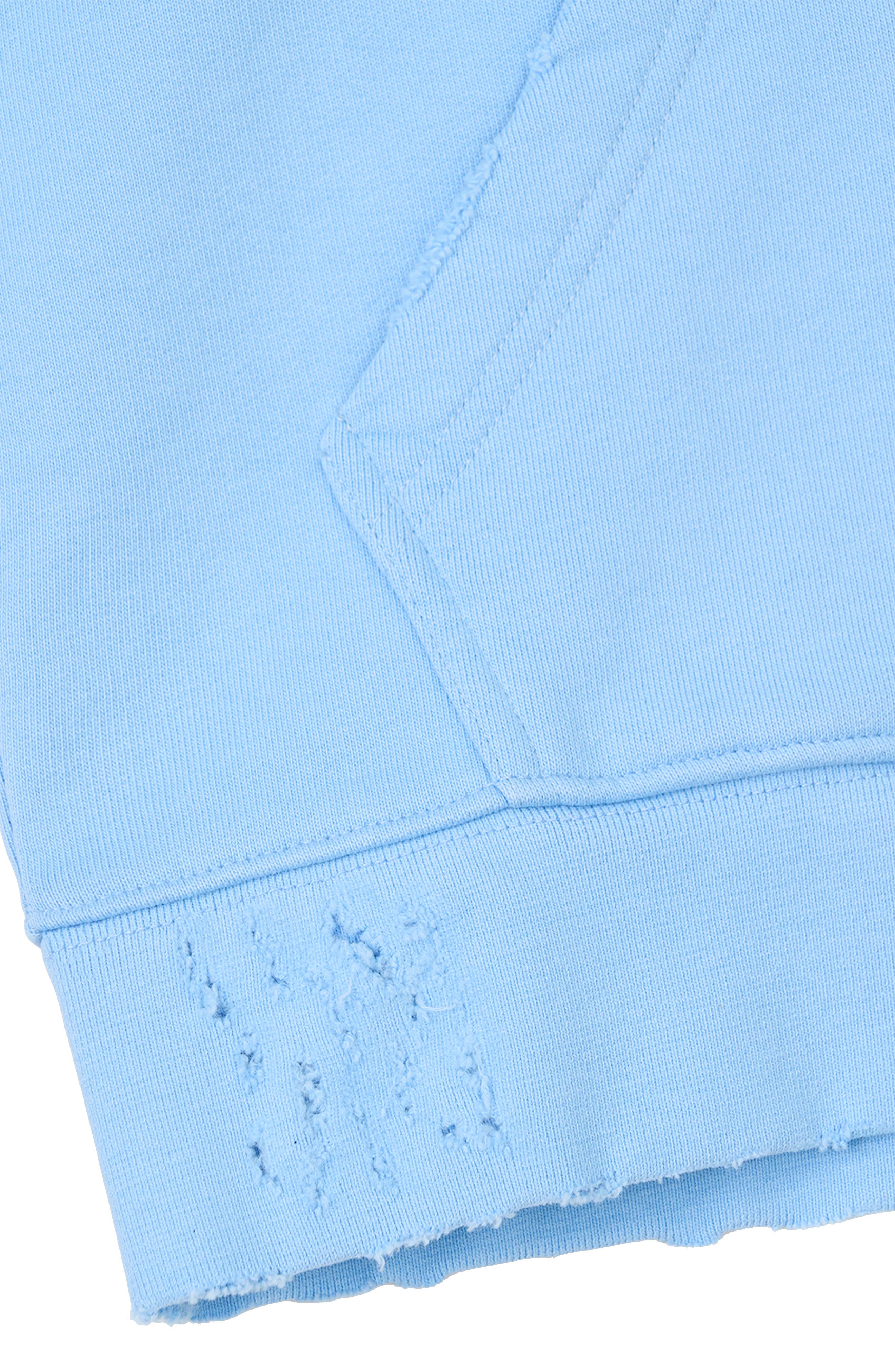 RtA Markus Collegiate Frayed Hoodie (Men) | Nordstrom