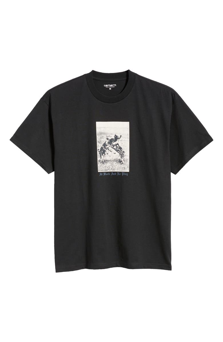 Carhartt Work In Progress No Play Cotton Graphic T-Shirt, Alternate, color, Black