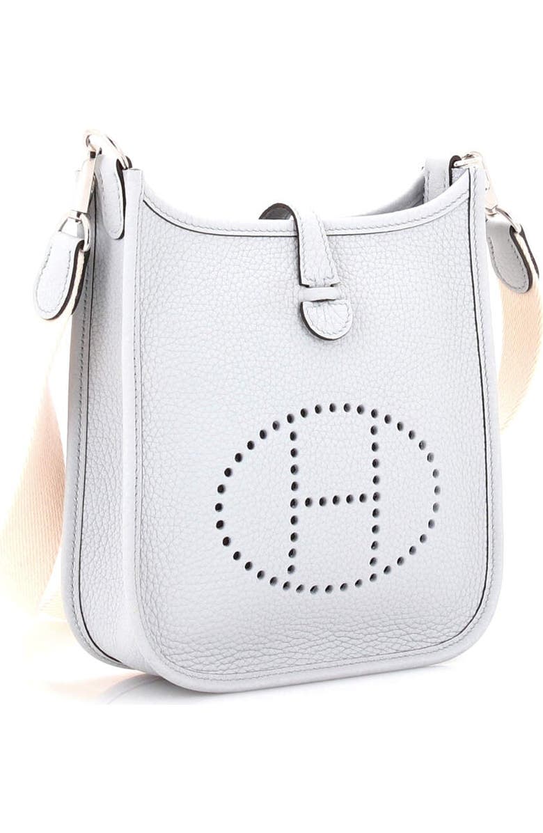 Pre-Owned Hermes Evelyne Bag Gen III Clemence TPM, Alternate, color, Bleu Pale